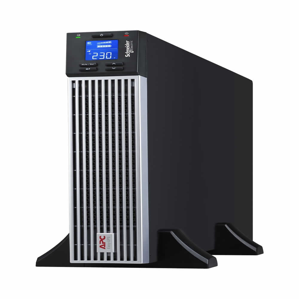 ALDEX GROUP | APC EASY UPS ON-LINE, 3KVA, ION-LITIO, RACK/TORRE 2U, 230V, 6 SALIDAS IEC C13 + 1 IEC C19, RANURA PARA TARJETA INTELIGENTE, CON KIT DE RIELES
